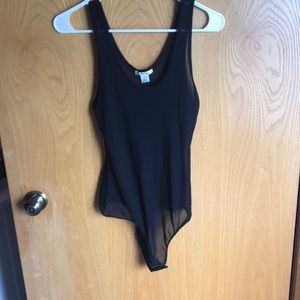 Mesh Black bodysuit